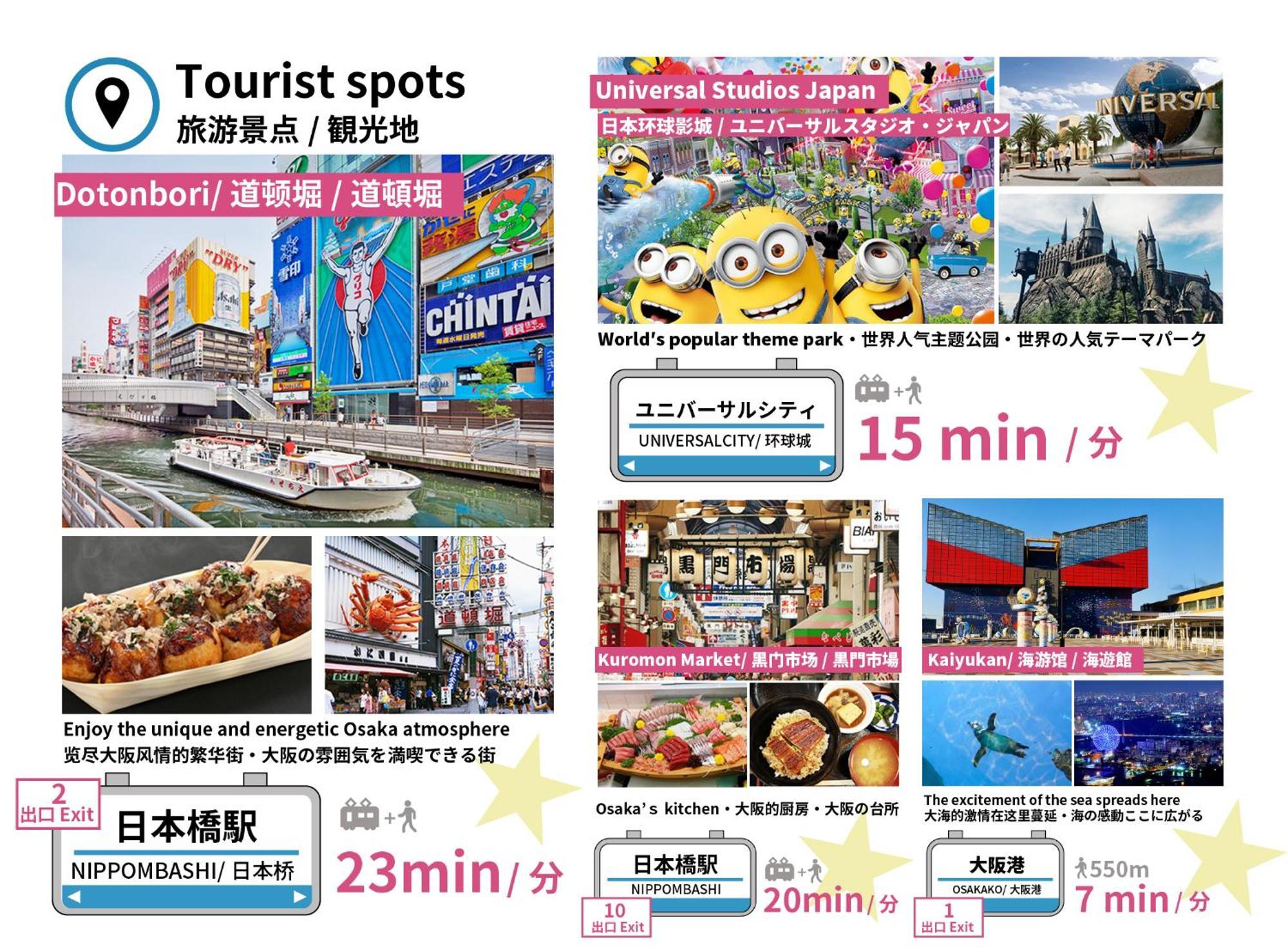 Bijou Suites Nagomi Osaka Zewnętrze zdjęcie